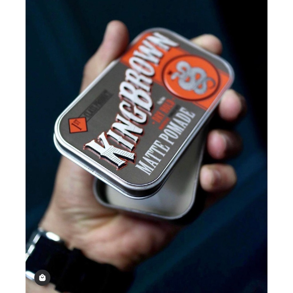 King Brown Matte Pomade 75g | โพเมดเนื้อแมตต์ DRY Hold อยู่ทรงแบบแห้ง ลุคธรรมชาติจากออสเตรเลีย ราคา ถูกที่สุด ดีลบีเคเค แกลเลอรีภาพที่ 7