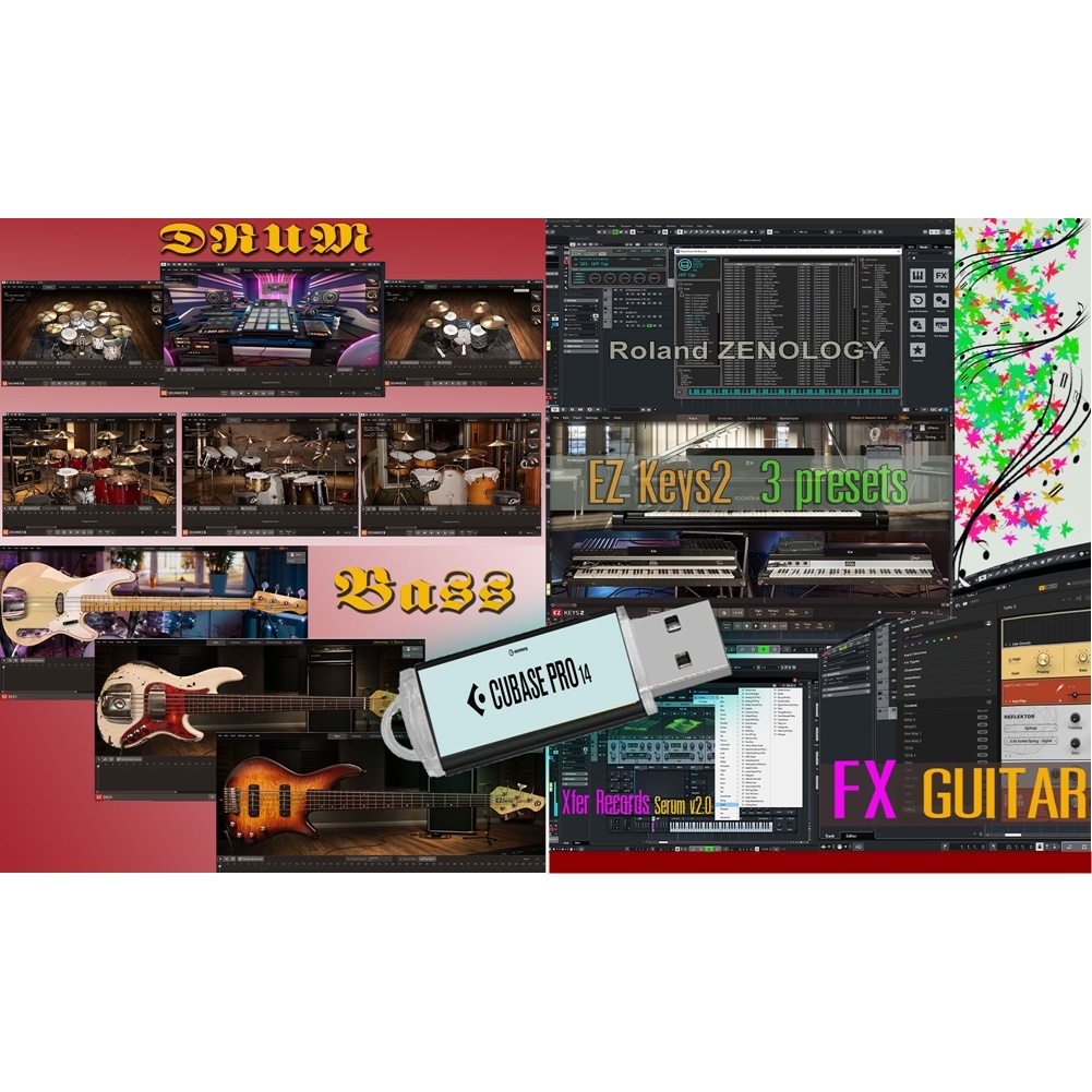 ชุดสร้างดนตรีได้หลายสไตส์ สำหรับคนอยากทำดนตรีด้วยตัวเอง ด้วย Cubase 13หรือ 14Pro พร้อมวีดีโอวิธีติดต