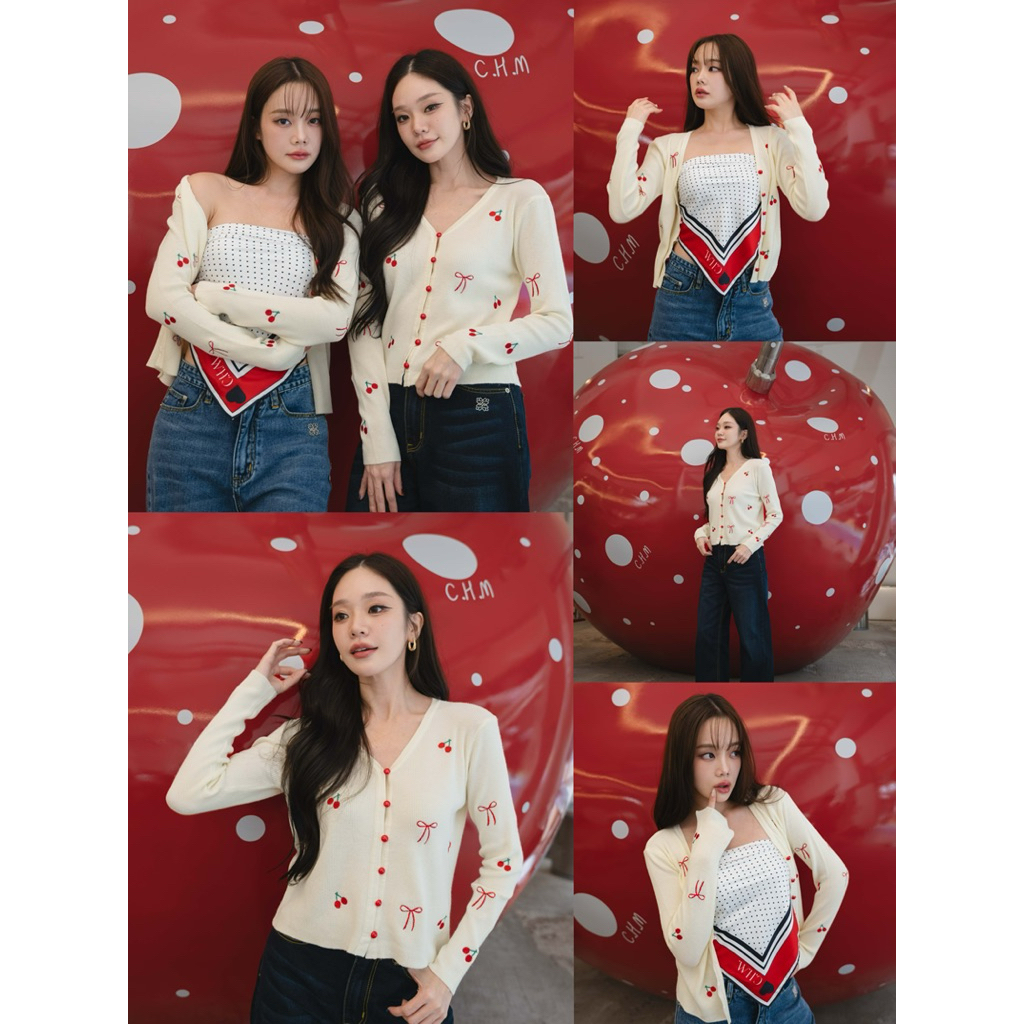 Cham Cherry  Cadigan 🍒🎀