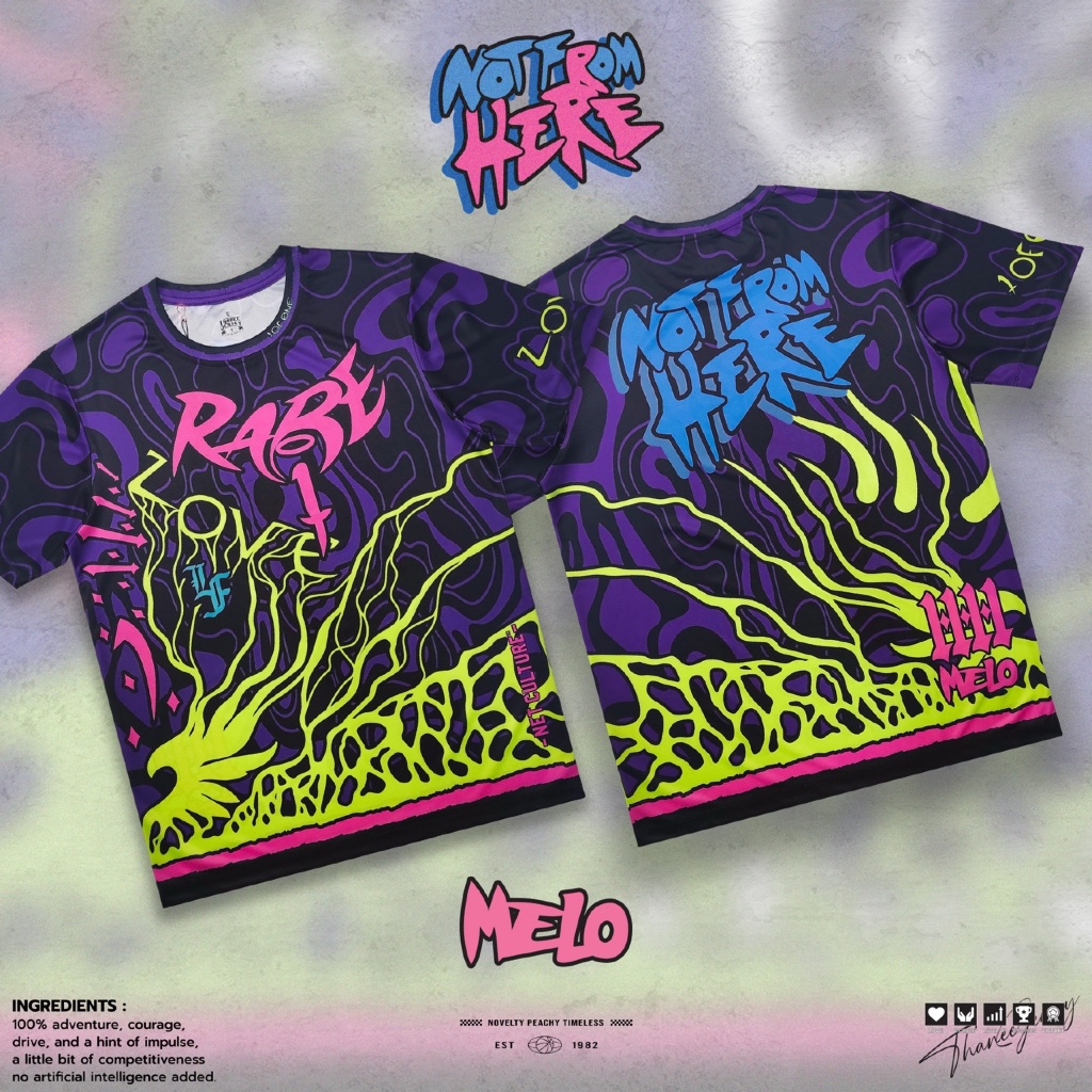 เสื้อบาสมีแขน Shooting Shirts NC MELO มีไซส์ใหญ่