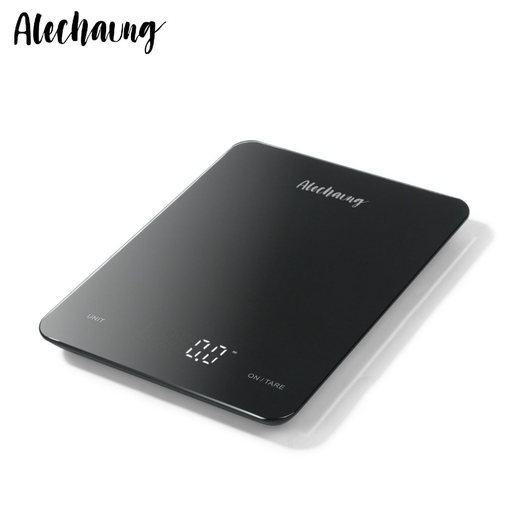 เครื่องชั่งดิจิตอล ตาชั่งอาหาร Kitchen scale เครื่องชั่งอาหารจอแสดงผลLED เครื่องชั่งขนาดเล็ก พกพาง่าย Alechaung coffee