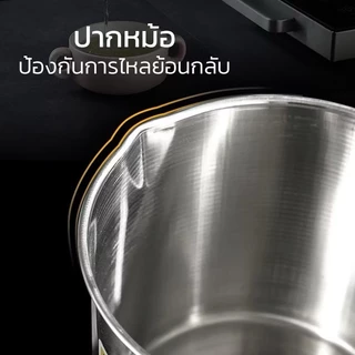 หม้อกรองน้ำมัน 1.4L หม้อกรองน้ำมันพืช ขวดถังเก็บรั่วซึม ความจุขนาดใหญ่ พร้อมตะแกรงกรอง มีฝาปิด ที่จับ คุณภาพดี COD