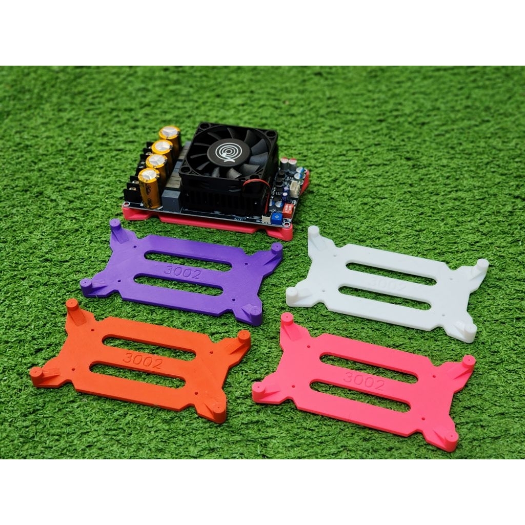 ฐานรอง 3D ZK-3002 (A-01) ฐานรองแอมป์จิ๋ว zk-3002-zk-6001 ชิ้นงาน 3D (อย่างดี) อุปกรณ์บลูทูธdiy เครื่