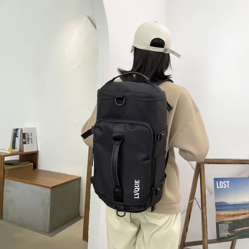 Hongrong 【SJ3012】กระเป๋าเป้สะพายหลังอเนกประสงค์ ความจุขนาดใหญ่ กระเป๋าเป้สำหรับเล่นกีฬาออกกำลังกาย ใช้งานได้หลากหลายแบบ