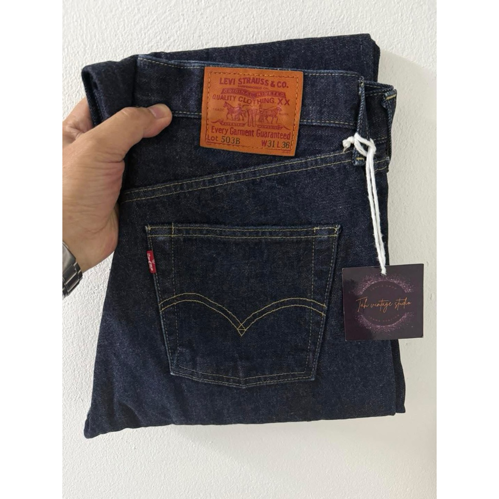 Levi’s 503 B LVC 1955 กระดุม J22  👉 made in Japan 🇯🇵 Size 31/36 (ขนาดจริงดูตรงรายละเอียดสินค้า)