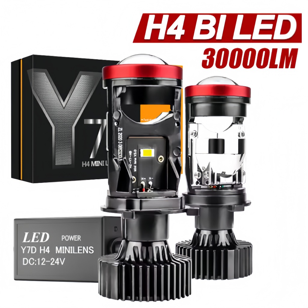 1 คู่ หลอดไฟรถยนต์ LED Y8 ฐาน H4 รุ่นใหม่ ปี 2022 ของแท้ สินค้ามีพร้อมส่ง ฐาน H4 ไฟหน้ารถยนต์ LED Y8