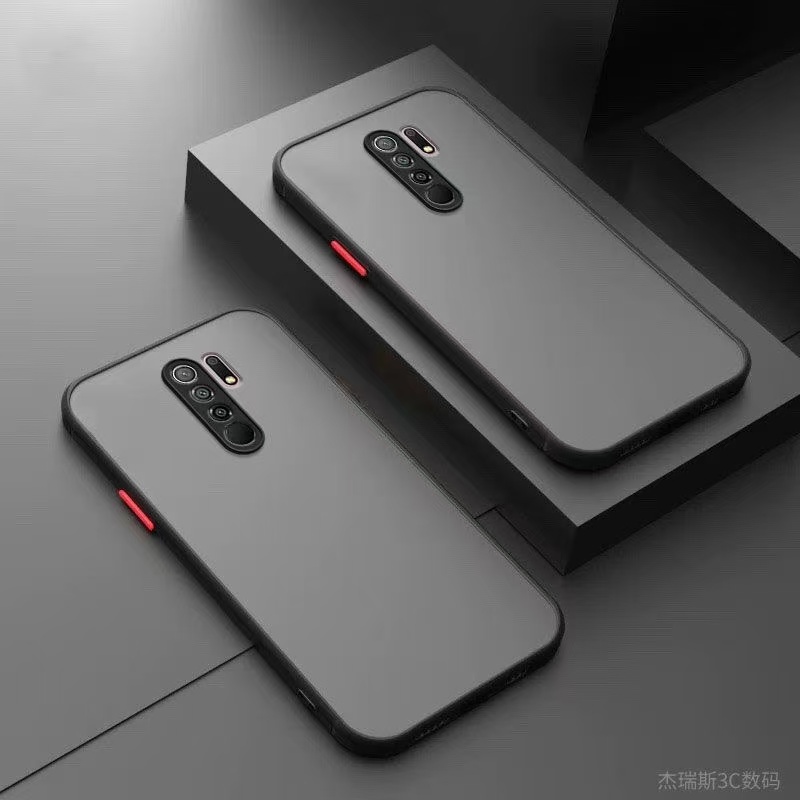 เคสขอบสีหลังด้าน สำหรับ Xiaomi Redmi 8 8A 9 9A 9C 9T 10 10A 10C Note8 Note8Pro Note7  เคสกันกระแทก