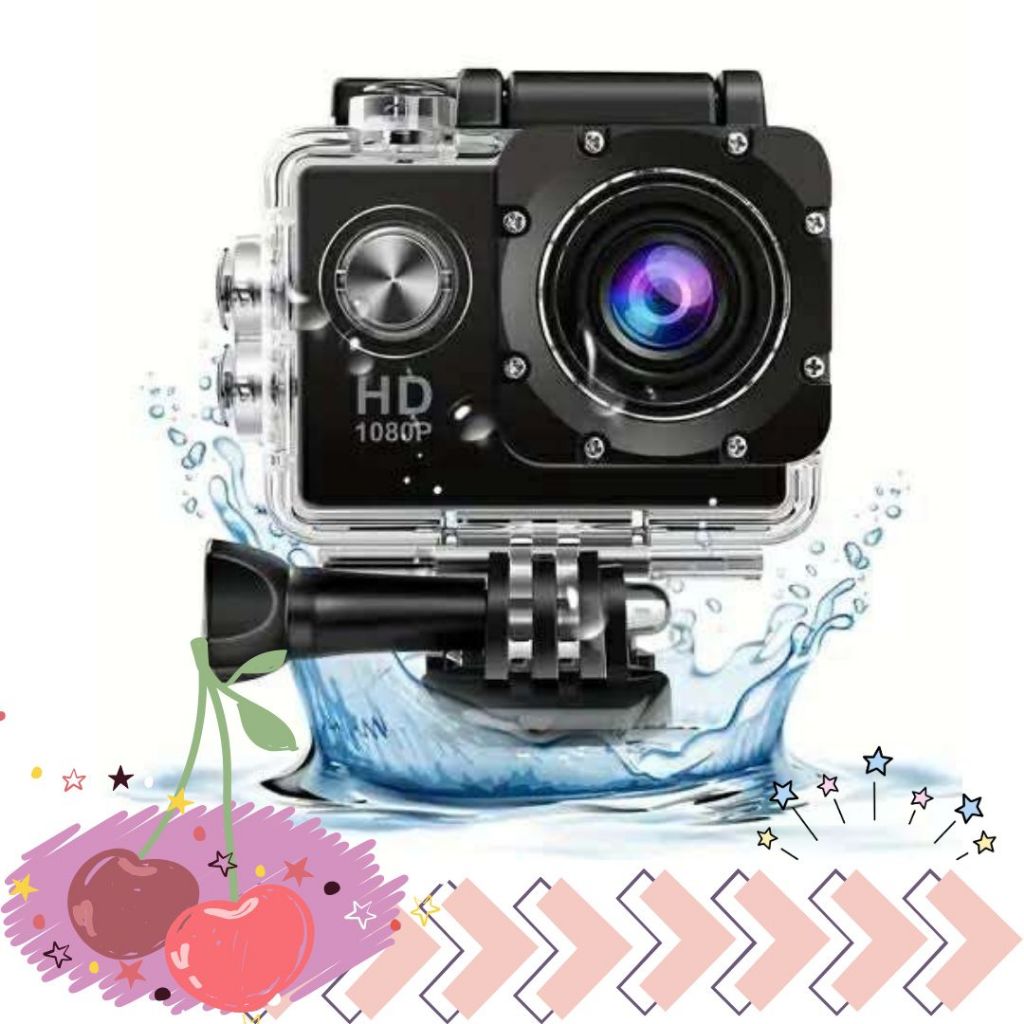 พร้อมส่งจากไทย กล้องติดหมวก กล้องกันน้ำ W7 Sport Action Camera 2.0" LCD Full HD 1080P กล้องแอคชั่น