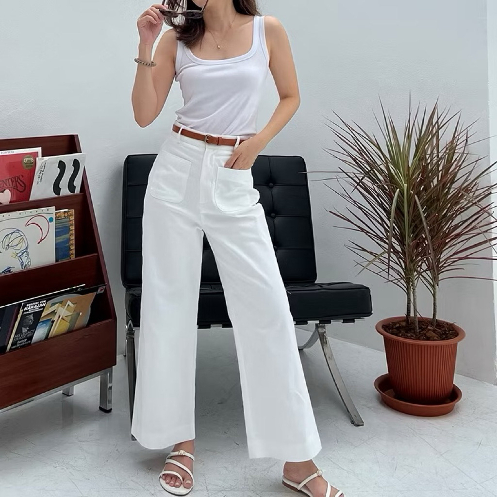 ส่งต่อ ketch apparel double pocket denim L