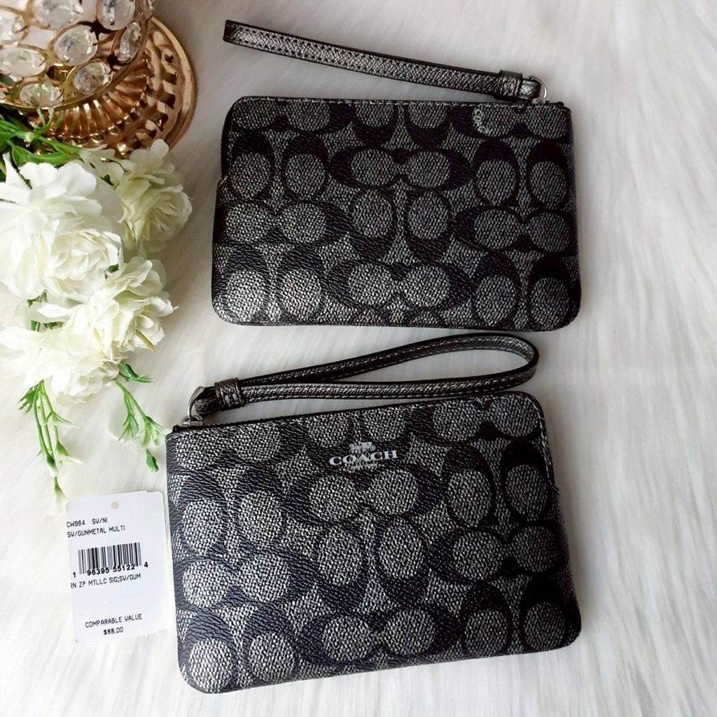 CORNER ZIP WRISTLET (COACH CW854 / CW964 )