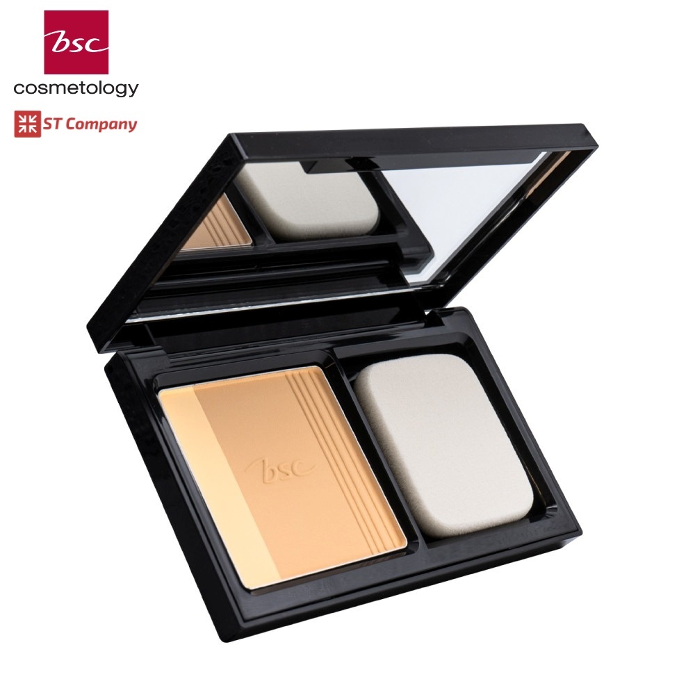 รีฟิล refill แป้งผสมรองพื้น BSC AUTHENTIQ BIO PERFECT SKIN FOUNDATION POWDER SPF 50 PA++++ รองพื้น เนื้อนุ่ม บางเบา ปกปิ