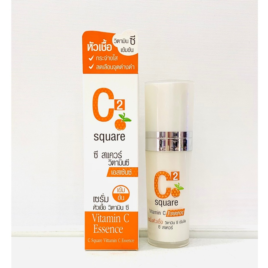 Facy C square ซี สแควร์ วิตามินซี เอสเซ้นซ์ (เซรั่มหัวเชื้อวิตามินซีเข้มข้น บำรุงผิวกระจ่างใส ลดจุดด่างดำ)