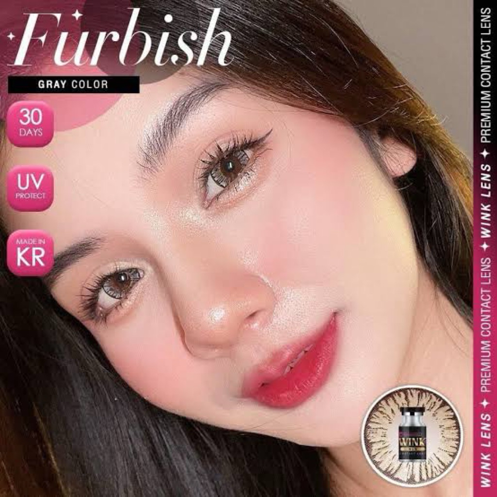 บิ๊กอายส์สีเทา Furbish gray รุ่นเทาตาหวานฉ่ำสวยตาโต winklesn