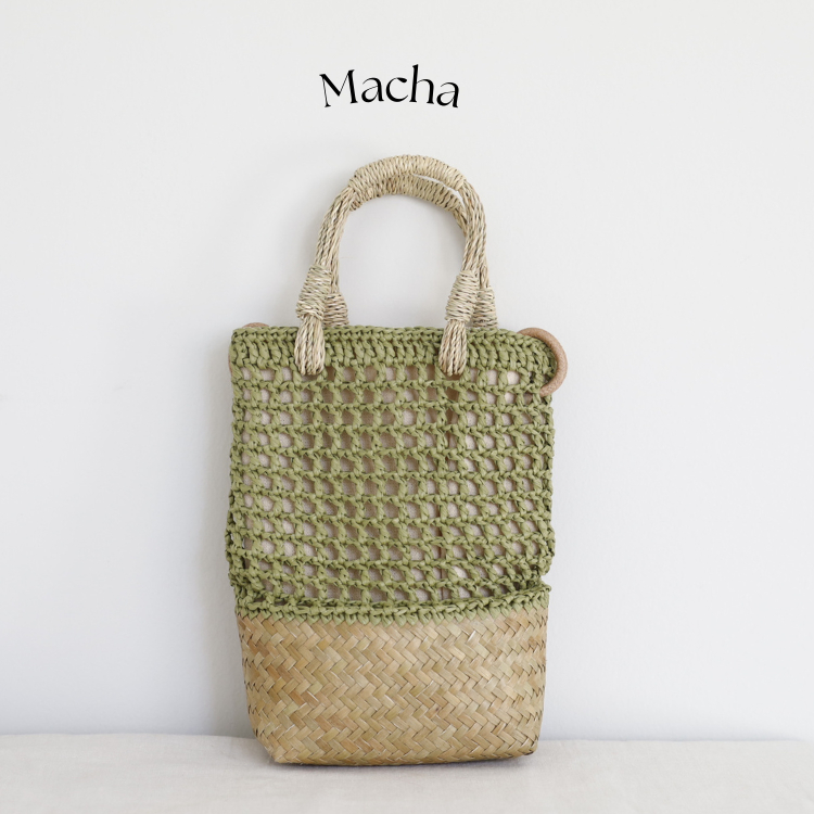 ratrihandicraft - crossbody raffia [Macha]