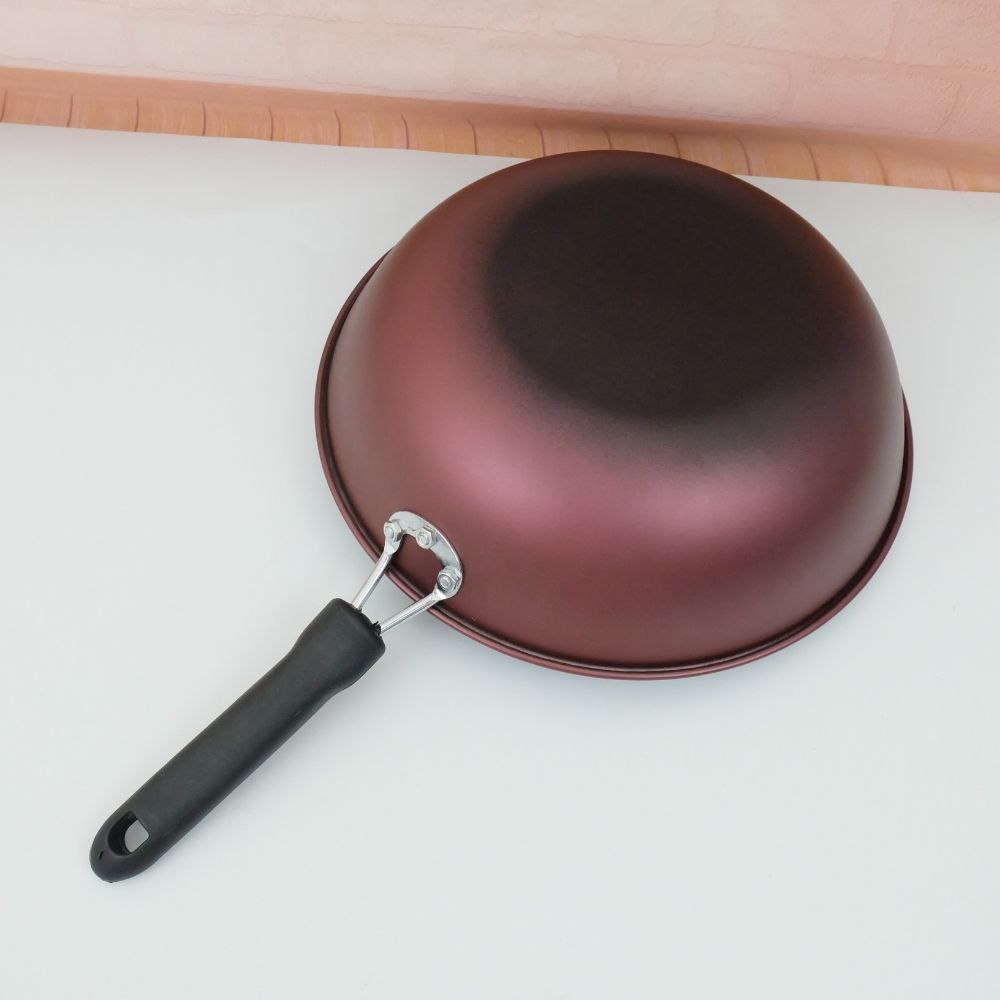 [No.2670 ] Gion กระทะเทฟล่อน กระทะ ทรงลึก กะทะ เครื่องครัว กะทะทอด กระทะเหล็ก (ขนาด 32 ซม. 1 ใบ ) - รูปที่ 5