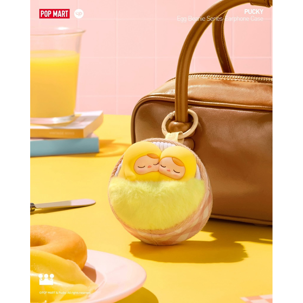 🧡🧡พร้อมส่ง💚💚  Pucky : Egg Beanie [Earphone Case + พวงกุญแจ]