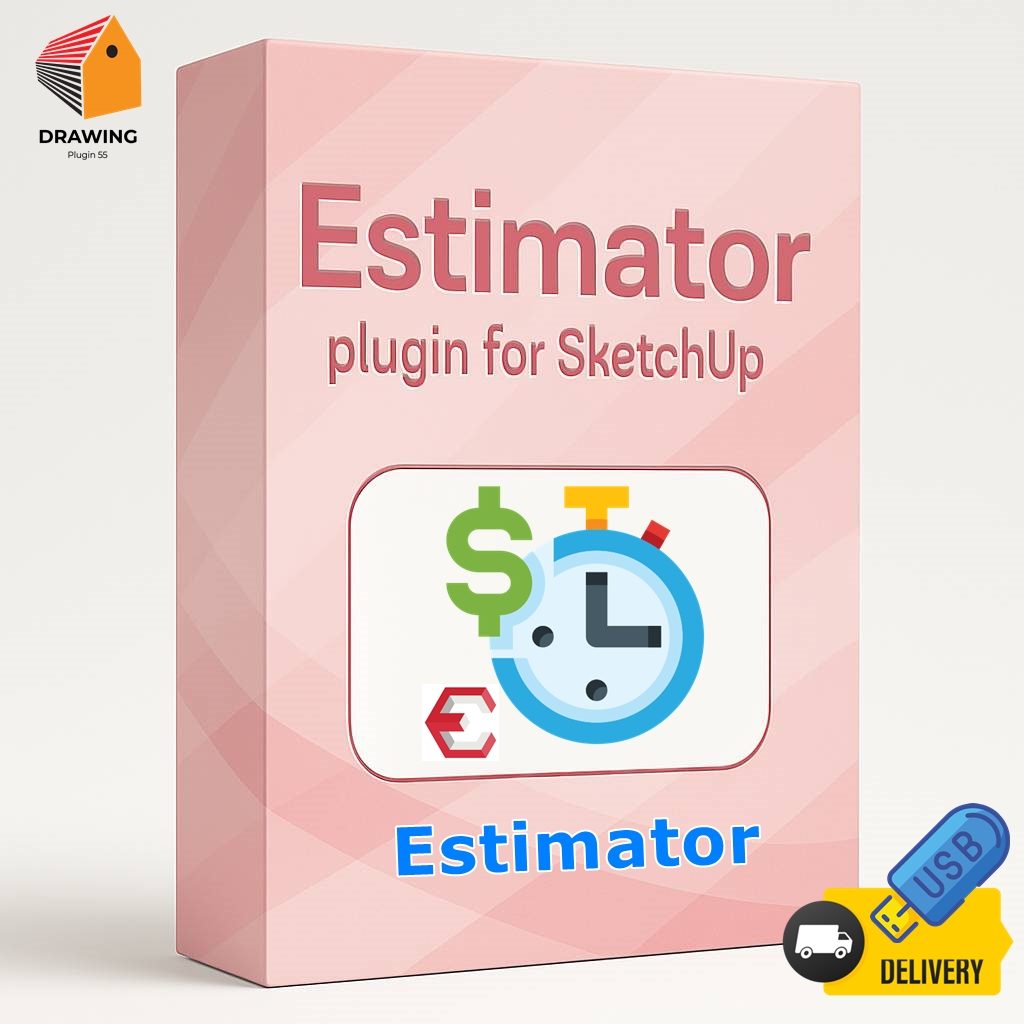 🤎Estimator🤎 V.2.3.0 (ถอดปริมาณงานและ ประมาณราคา จากโมเดล SketchUp) For SU 2022-2025