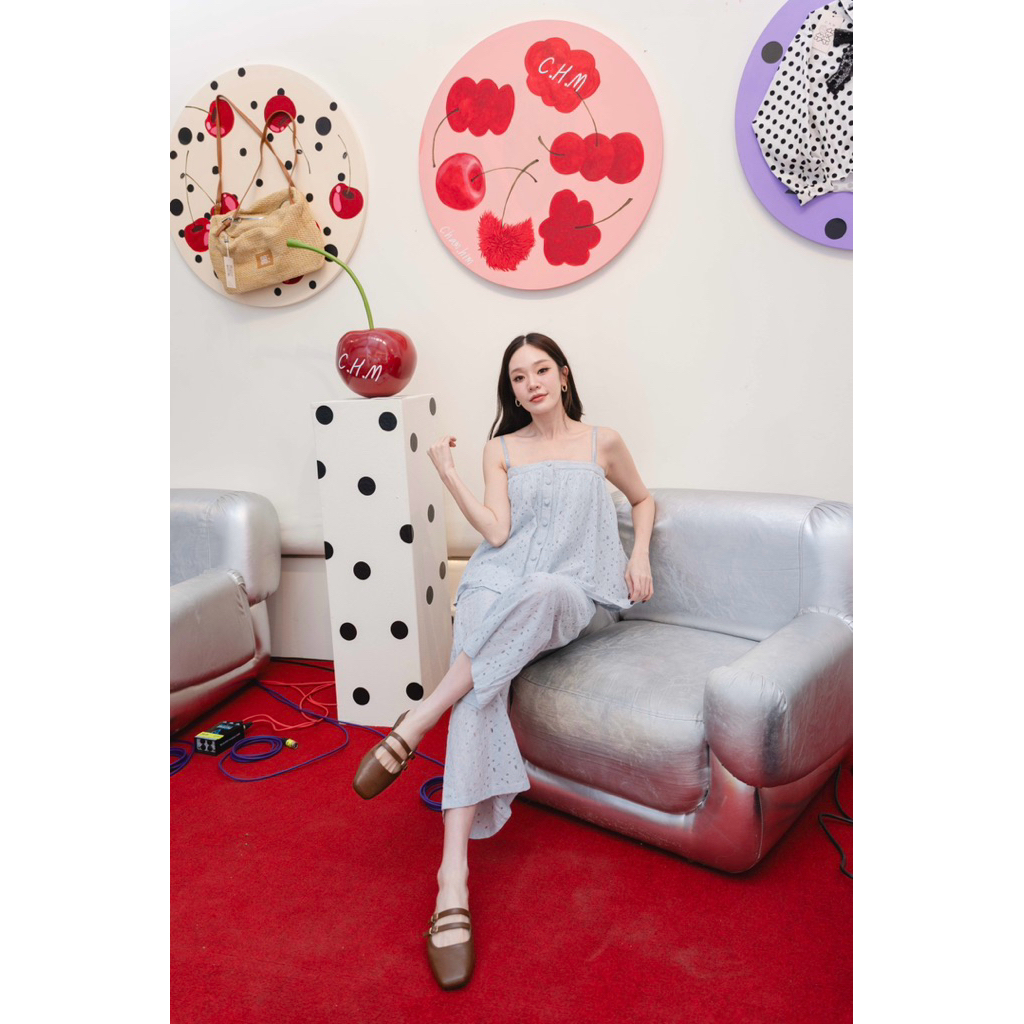 ร149 “Fah Kram Set ฟ้าคราม ” 🩵 ชุดผ้าลูกไม้นิ่มพพรีเมี่ยมใหม่