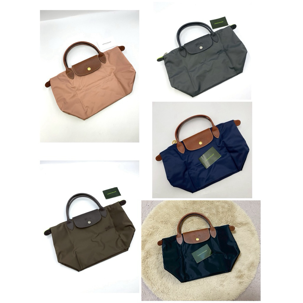 ❤️.สินค้าพร้อมส่ง จัดส่งรวดเร็ว Longchamp S หูสั้น ขนาด 23x22x14 cm หลากหลายสี