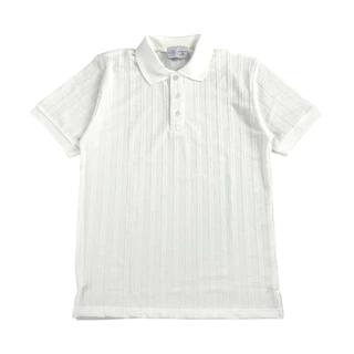 Rope Knit Polo เสื้อโปโลถักลายเชือกสุดคลาสสิก สีน้ำตาลอ่อน,กรม,เทาเข้ม,ขาว,ดำ,เขียว