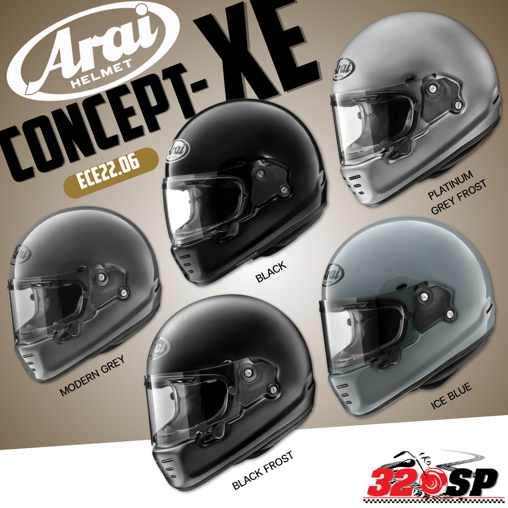 หมวกกันน็อค ARAI CONCEPT-XE ECE22.06 ของแท้ ส่งไว!!  320SP