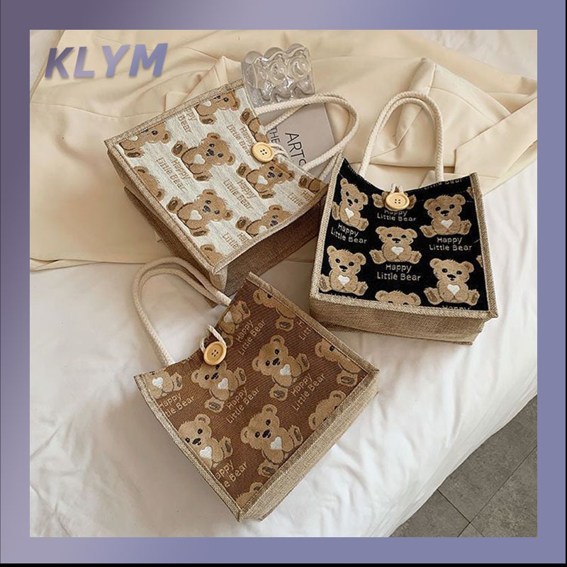 KLYM #9881 กระเป๋าตุ๊กตาหมีน่ารัก กระเป๋าแฟชั่นน่ารัก กระเป๋าถือ