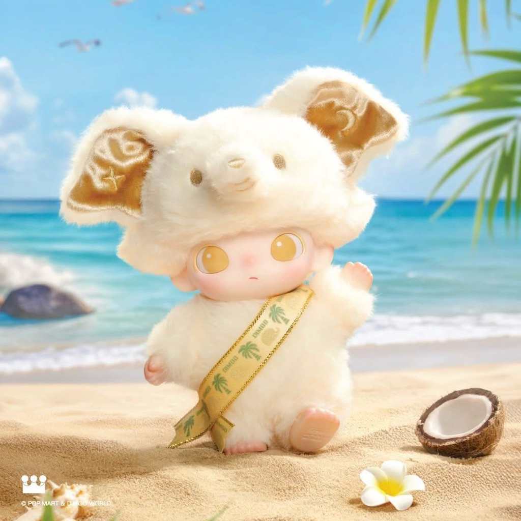 DIMOO Elephant in moonlight - vinyl plush pendant thailand limited