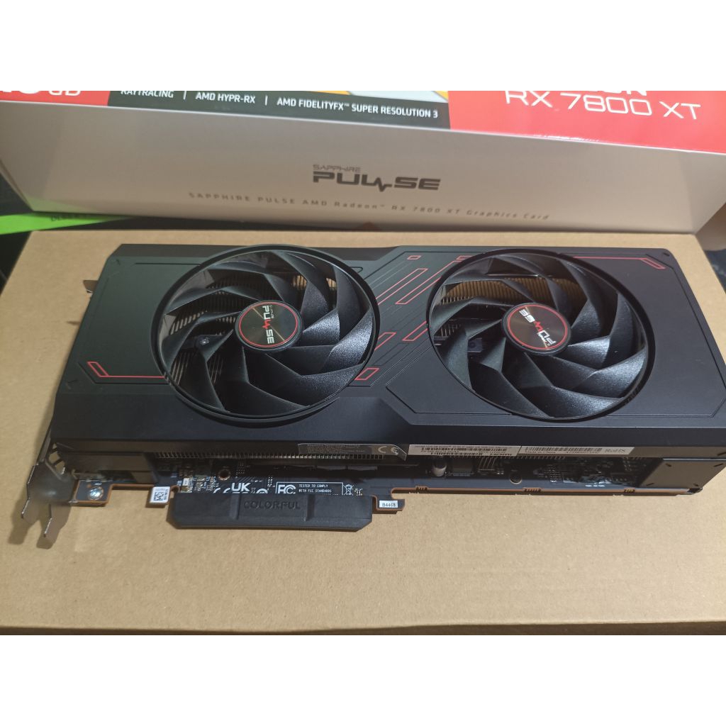 RX 7800XT มือสอง อายุการใช้งาน1ปี ประกันถึง 05/27 (ใช้โค้ดลด2000ได้)