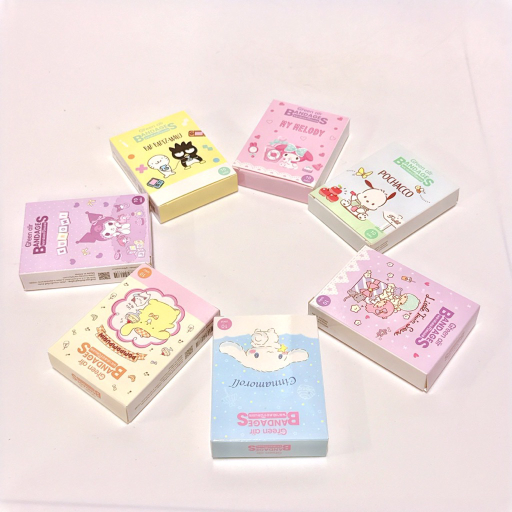 พลาสเตอร์คอลเลคชั่นใหม่ บรรจุกล่องละ 10 ชิ้น มี 2 ขนาด สามารถใช้ตามลักษณะแผลที่หลากหลาย