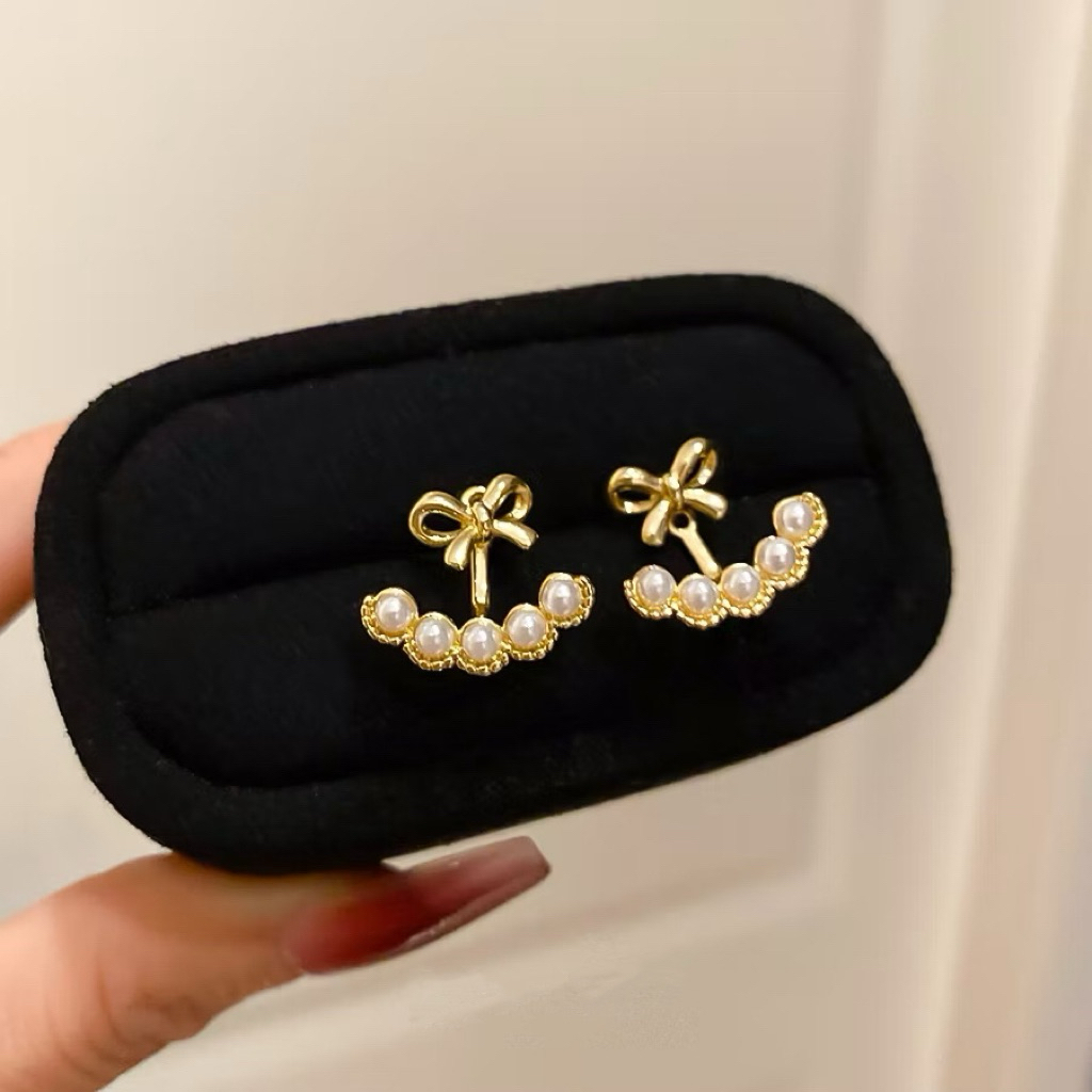 lady bow - morning.earrings