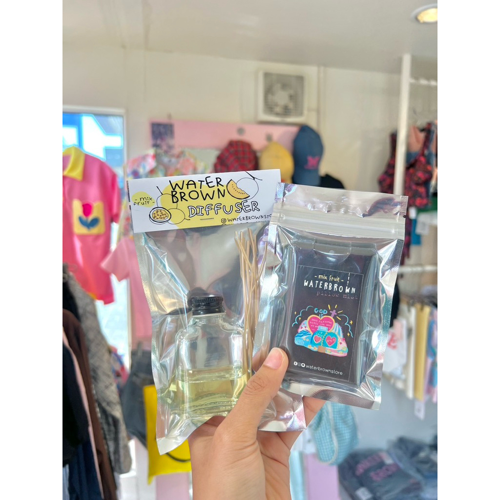 น้ำหอม WATERBROWN กลิ่น mix fruit สกัดจากธรรมชาติ 100%