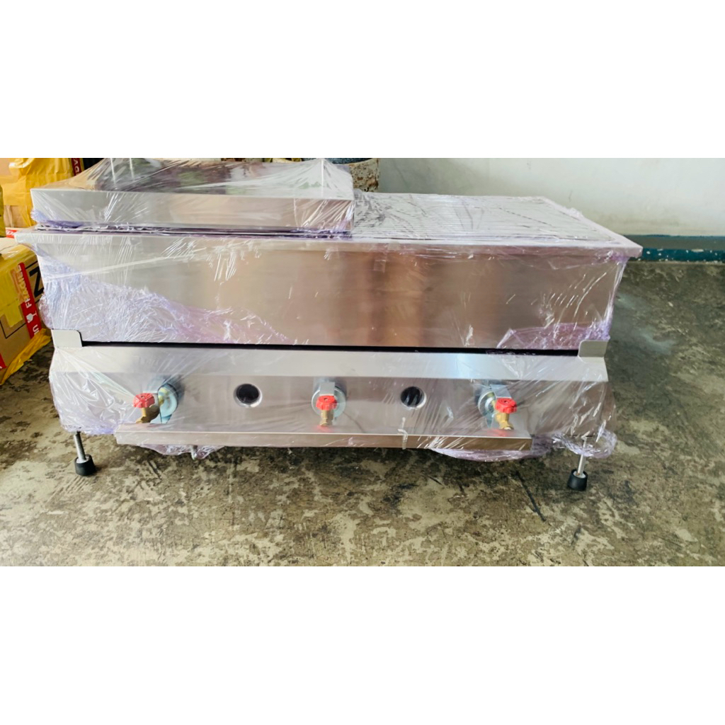 เตานึ่งขนมปังอบไอน้ำ ระบบใช้แก๊สสามารถแยกปรับแก๊สได้ 3 ท่อ ขนาด 50X100 cm ตัวเตาเป็นแตนเลสทั้งตัว รับประกันสินค้า 1 ปี - รูปที่ 6