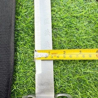 SAMURAI 70 cm. ใบสแตนเลส หนา 2.4 mm ใบเจาะพอดสวยงาม ยามรวมด้าม 70 เซนติเมตรเล่มสวย ซามูไร
