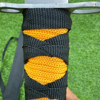 SAMURAI 70 cm. ใบสแตนเลส หนา 2.4 mm ใบเจาะพอดสวยงาม ยามรวมด้าม 70 เซนติเมตรเล่มสวย ซามูไร