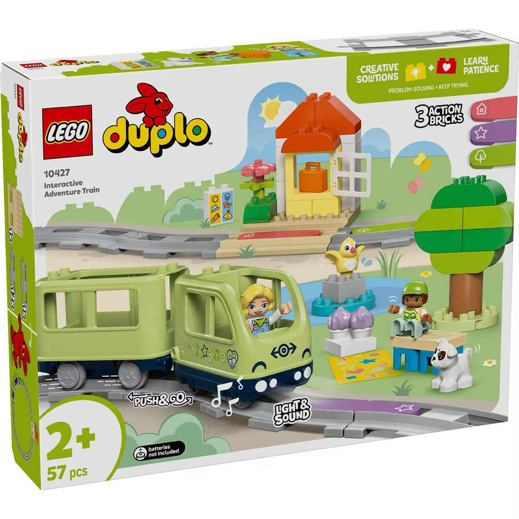 LEGO DUPLO Town 10427 Interactive Adventure Train (57 Pieces) ของเเท้พร้อมส่ง