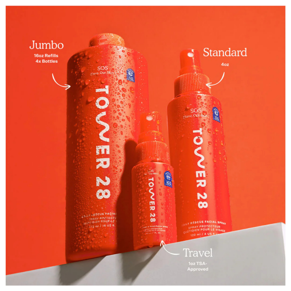 Tower28 SOS Spray  [ตัวดังTiktok Viral ค่า] Save Our Skin Spray Daily Rescue Facial Spray