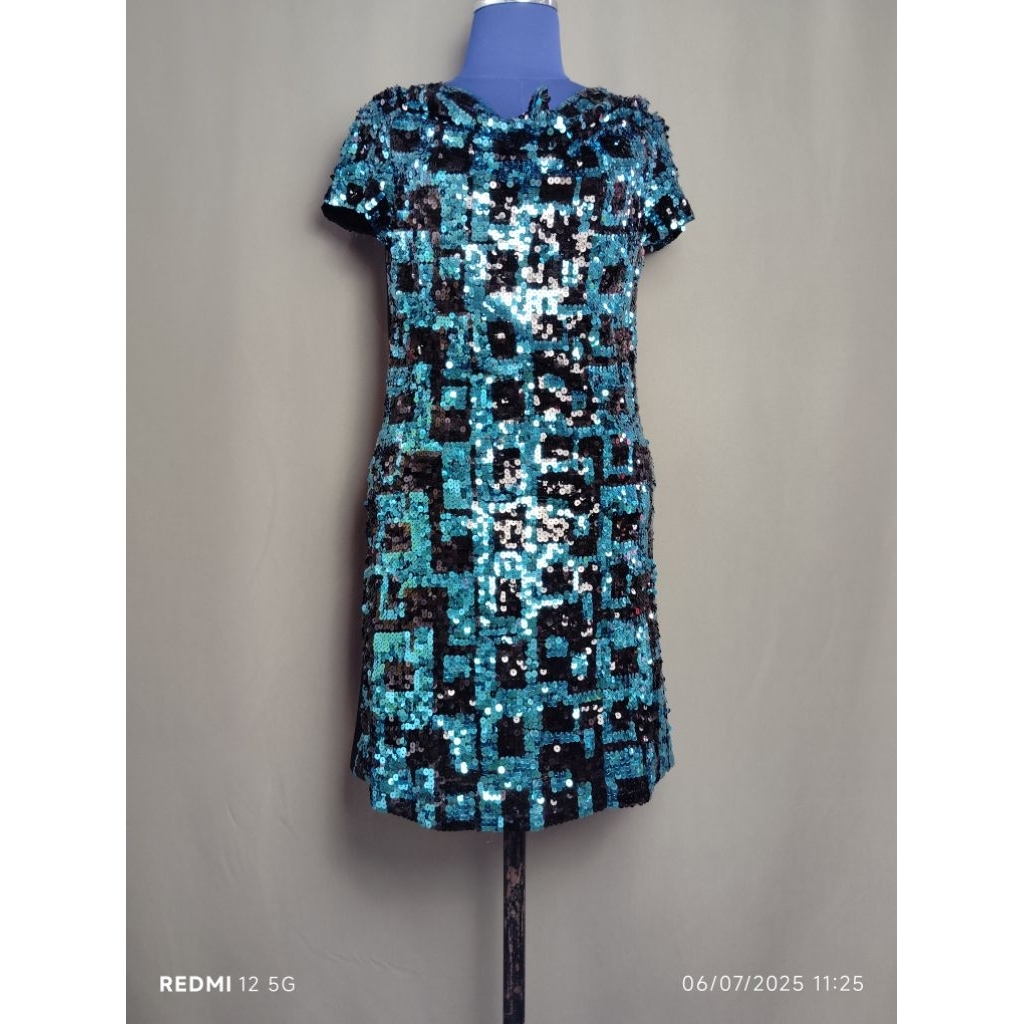 5A129 มินิเดรส ชุดออกงาน ชุดปาตี้ มือสอง