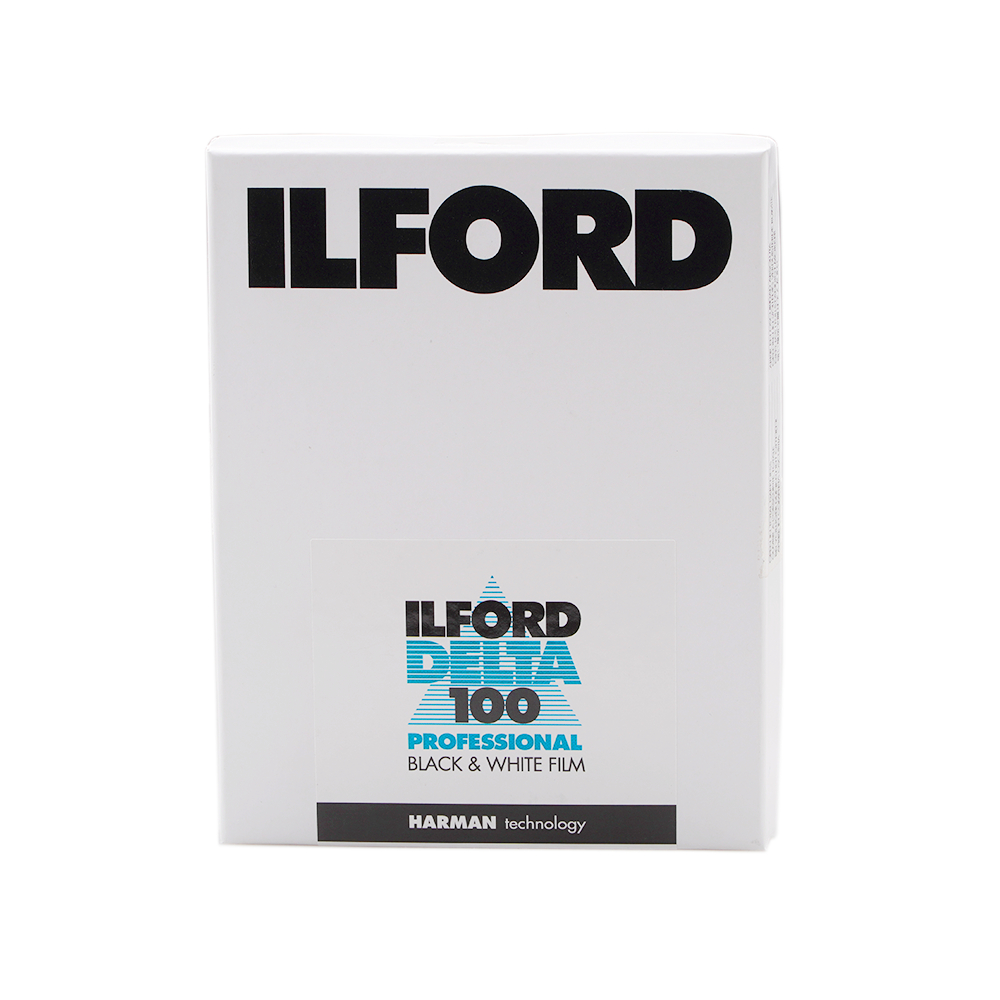 ILFORD DELTA 100 PROFESSIONAL SHEET FILM 4×5