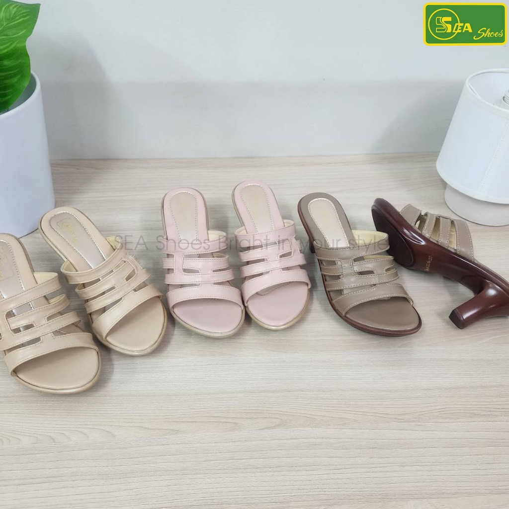 SEA Shoes(ซีชูส์) 9765-020 รองเท้าแตะสวม ที่มาพร้อมความทนทานและสบายสุดๆ