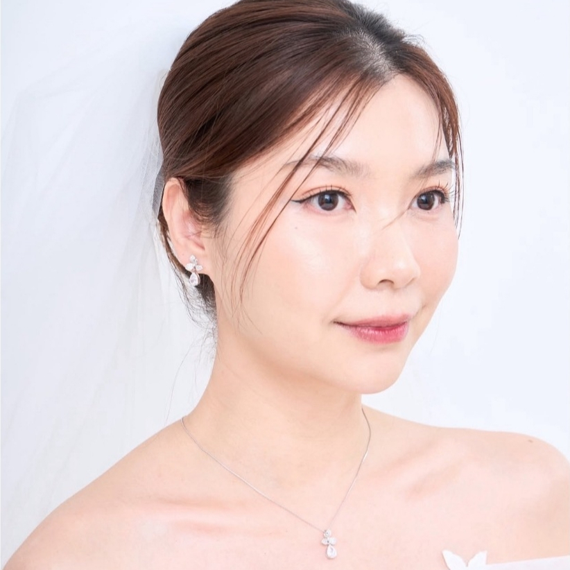 Kind Jewelry เซตสร้อยจี้+ ต่างหู Cattleya set รูปที่ 6