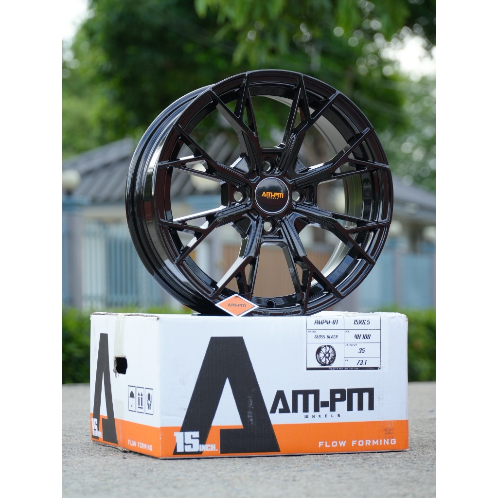 15 ราคา1วง ล้อแม็กขอบ15 กว้าง 6.5 นิ้ว eco car หรือรถเก๋งเล็ก ใส่ได้สบาย ออฟ35