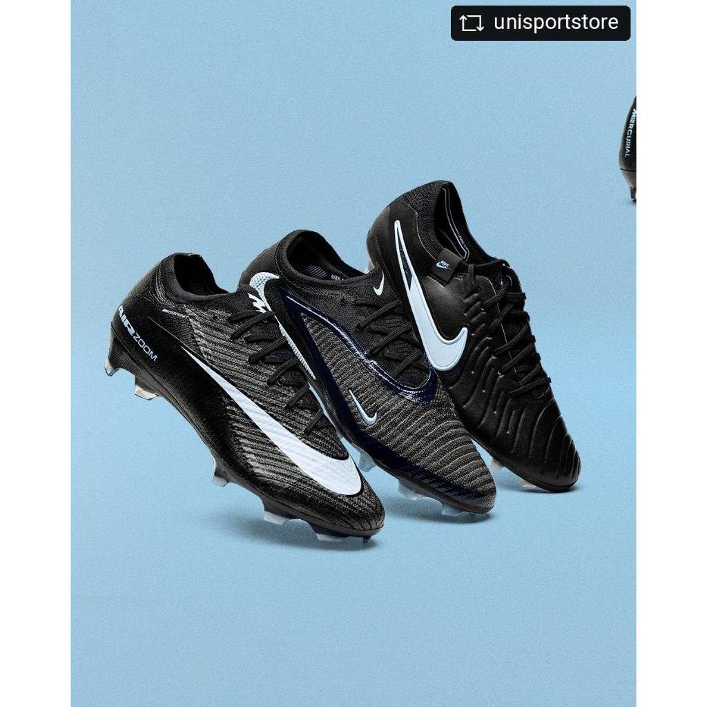 Nike The Shadow Pack แพ็คดำตัวล่าสุด ปี2025 รองเท้าฟุตบอล ไนกี้ ของแท้ มือ1