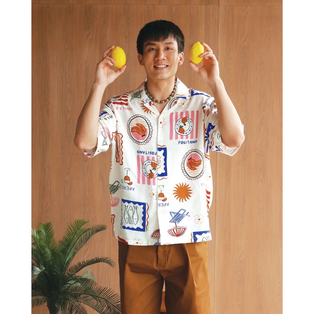 🔥ทักแชทรับโค้ดลดเพิ่ม HOB STUDIOS Havana Cotton Linen Positano