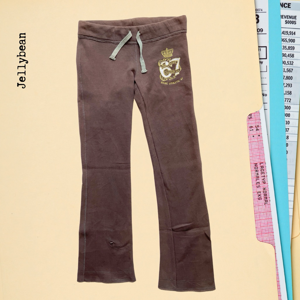 ลงเพิ่ม07/07🦒Joggers&Sweatpants Women Y2K Lightweight กางเกงวอร์มมือสอง