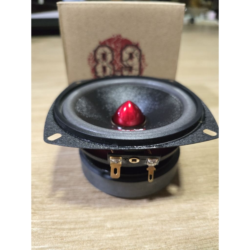 แบนด์แท้ 8.9Richter เสียงกลาง4 นิ้ว เฟสปลั๊ก กลางชัด 8โอม 50วัตต์