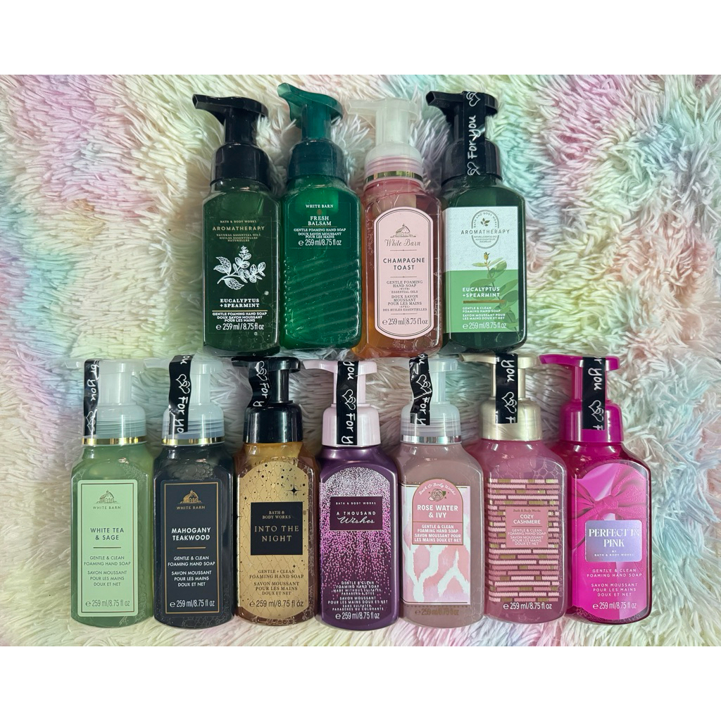สบู่ล้างมือ gentle foaming hand soap ของแท้จาก bbw
