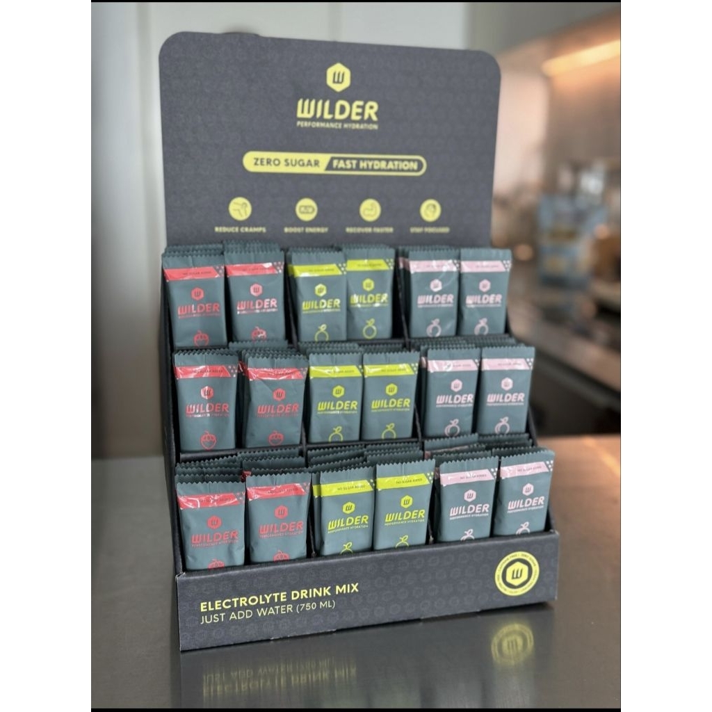 WILDER✅️ Clean Electrolyte(Zero Sugar) Hydrate Smarter Train Harder เกลือเเร่ที่ดีที่สุดในตลาด(📌รับช