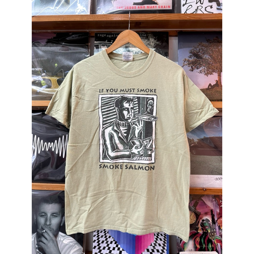 เสื้อยืดวินเทจ Smoke Salmon แท้💯
