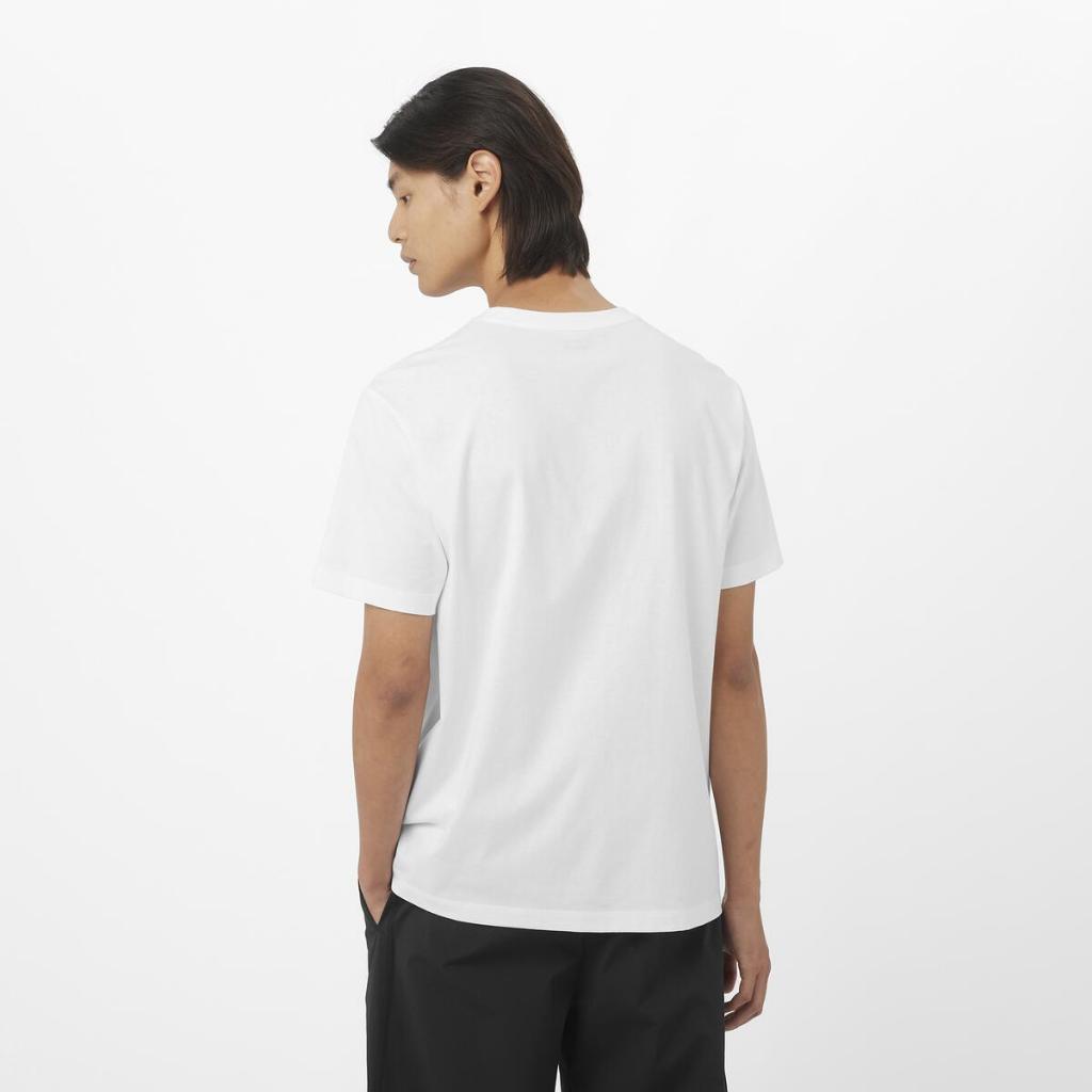 SALOMON LOGO Men's Short Sleeve T-Shirt LC2527000 Official Store — صورة 3