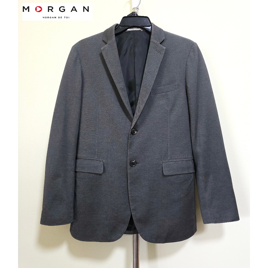 Morgan De Toi เสื้อสูท สีเทา อก 37 นิ้ว มือสอง
